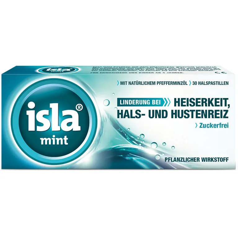 shopapotheke isla mint Halspastillen bei Halskratzen und Reizhusten