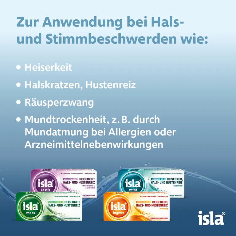 Shopapotheke Isla Moos Halspastillen Bei Halskratzen Und Reizhusten