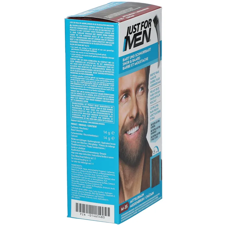 Shopapotheke JUST FOR MEN® Pflege-Brush-In-Color-Gel Mittelbraun