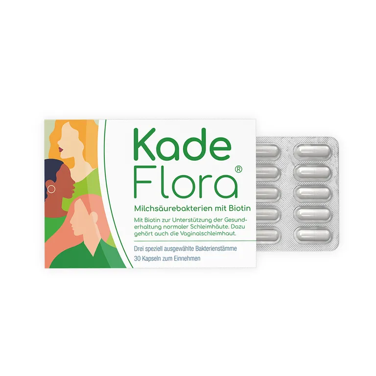 shopapotheke KadeFlora Milchsäurebakerien mit Biotin - zur täglichen Unterstützung der Vaginalschleimhaut
