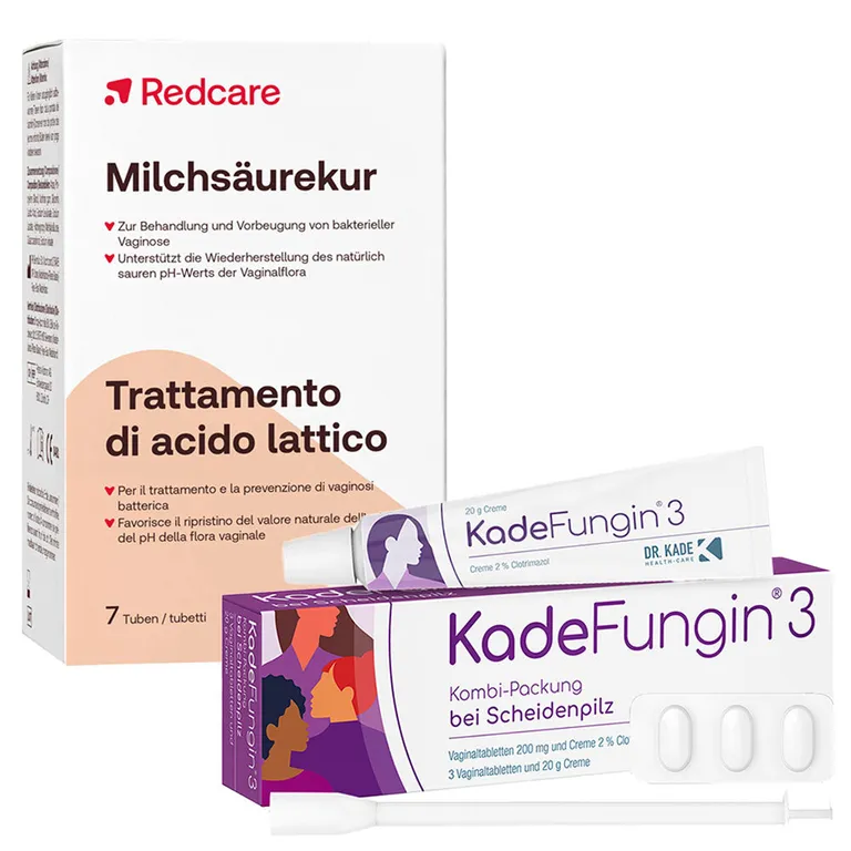 shopapotheke KadeFungin®3 Kombipackung + Redcare Milchsäurekur