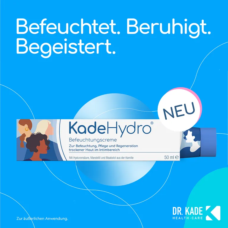 Shopapotheke KadeHydro Befeuchtungscreme - Befeuchtung Pflege Und Regeneration Der Haut Im äußeren Intimbereich