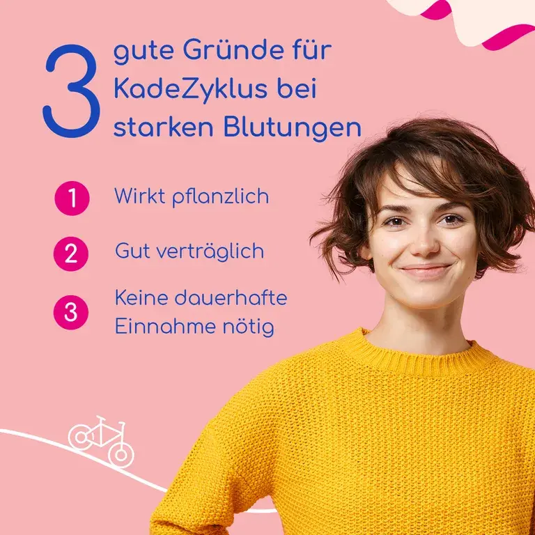 Shopapotheke KadeZyklus Bei Starken Blutungen W. Der Menstruation - Reduziert Starke Menstruationsblutungen* 20 St