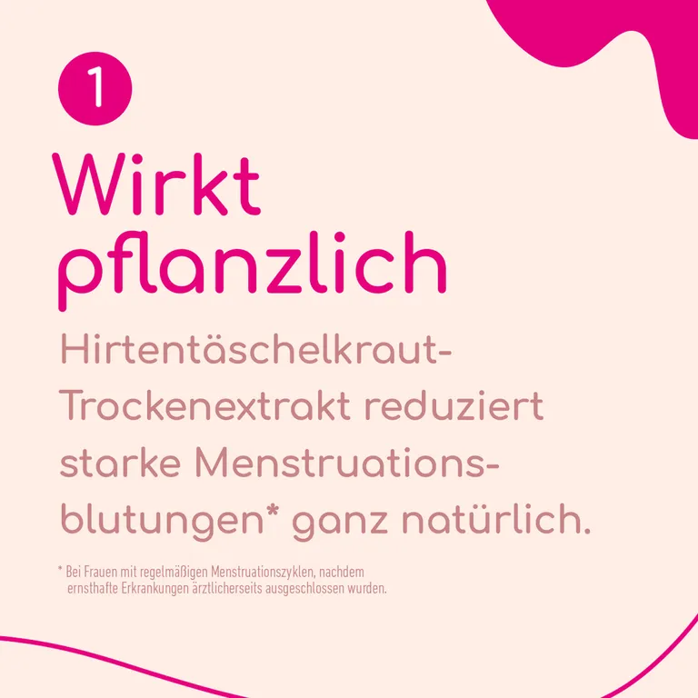 Shopapotheke KadeZyklus Bei Starken Blutungen W. Der Menstruation - Reduziert Starke Menstruationsblutungen* 20 St