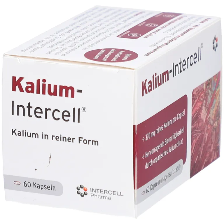 Shopapotheke KALIUM-INTERCELL Magensaftresistente Hartkapseln – Unterstützung Für Muskeln & Nerven