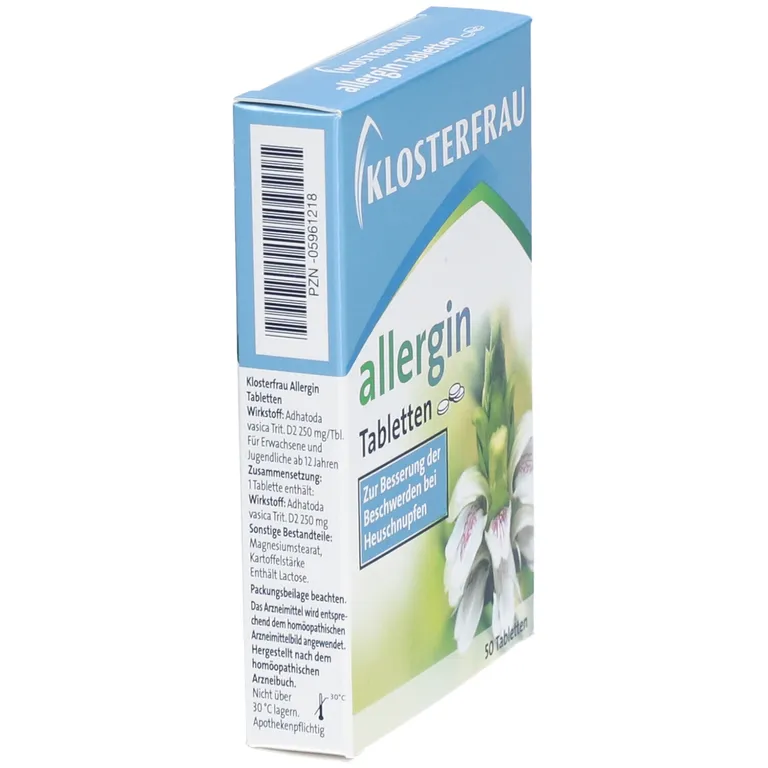 Shopapotheke KLOSTERFRAU Allergin Tabletten Bei Heuschnupfen