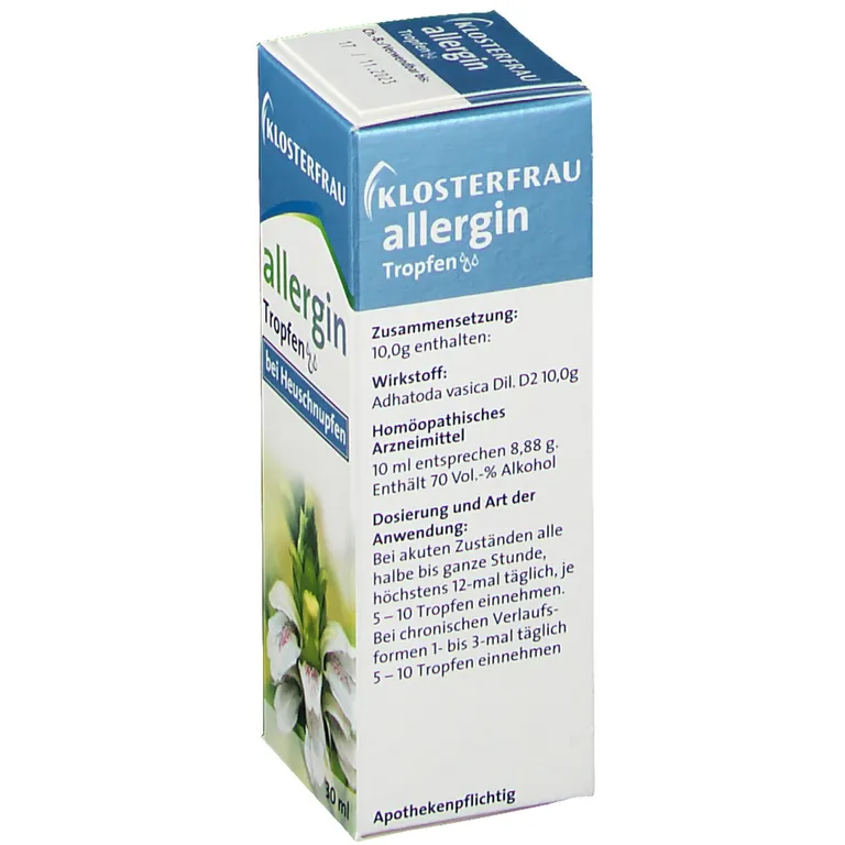 Shopapotheke KLOSTERFRAU Allergin Tropfen Bei Heuschnupfen