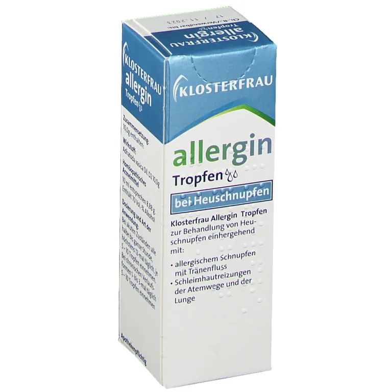 Shopapotheke KLOSTERFRAU Allergin Tropfen Bei Heuschnupfen