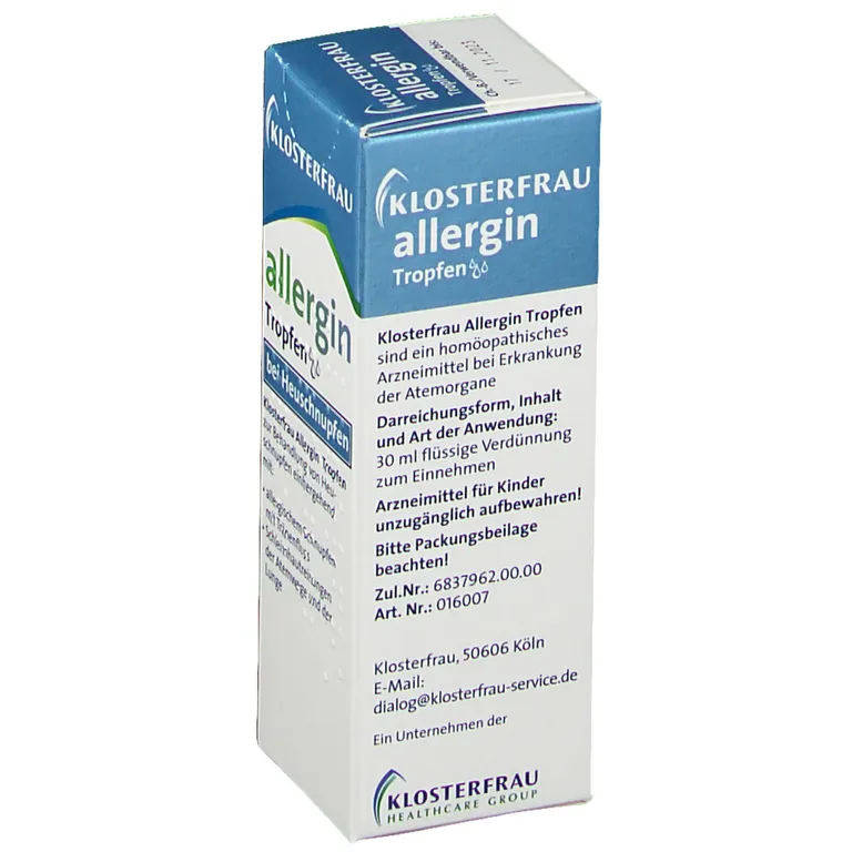 Shopapotheke KLOSTERFRAU Allergin Tropfen Bei Heuschnupfen
