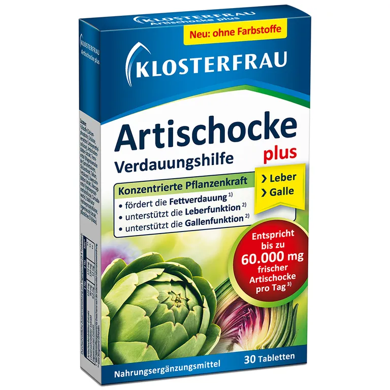 Shopapotheke KLOSTERFRAU Artischocke Plus Löwenzahn + Ingwer