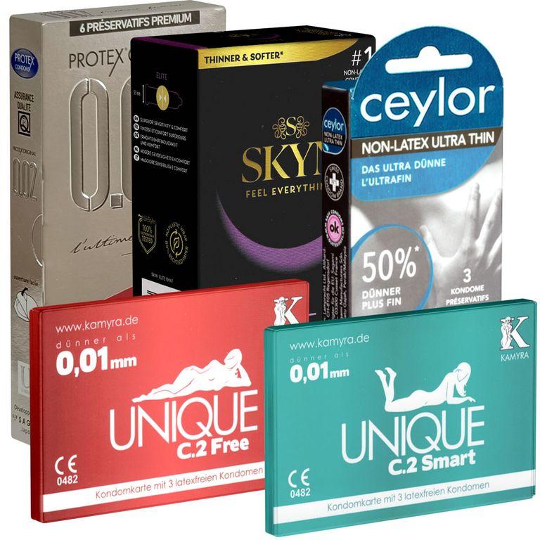 shopapotheke Kondomotheke® Latexfreie Kondome - 5-Sorten-Pack A