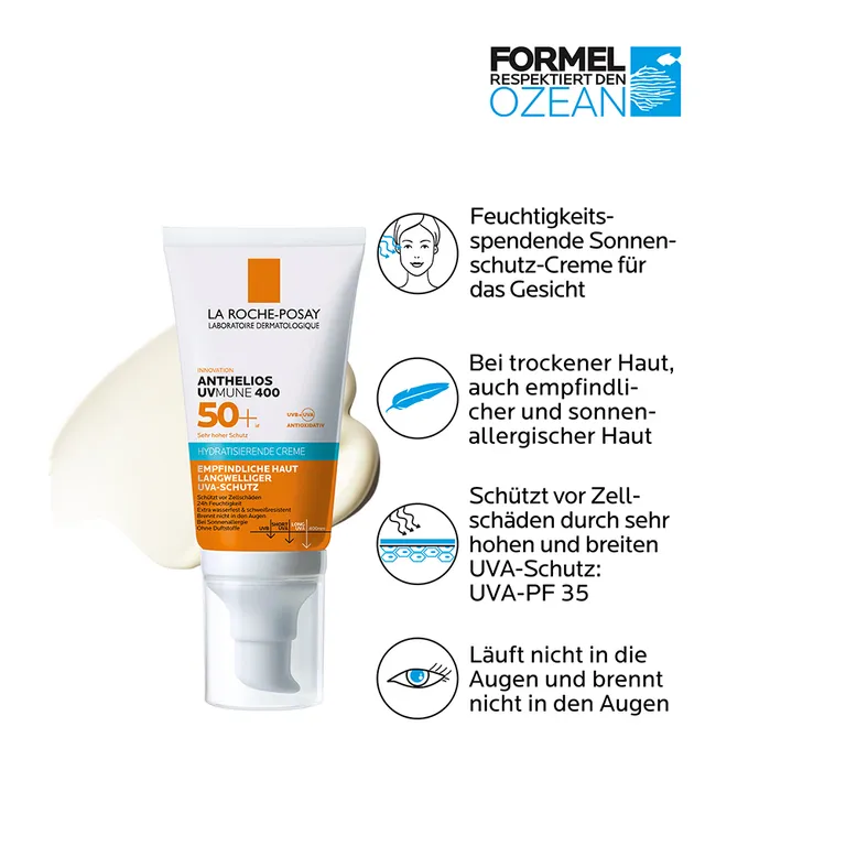 Shopapotheke La Roche Posay Anthelios Hydratisierende Creme UVMune 400 LSF 50+