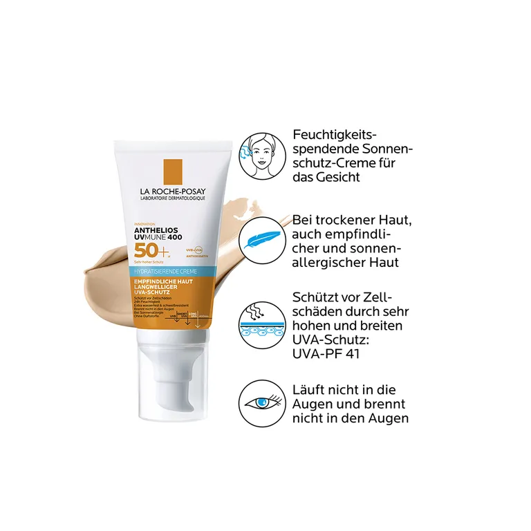 Shopapotheke La Roche Posay Anthelios Hydratisierende Getönte BB-Creme UVMune 400 LSF 50+