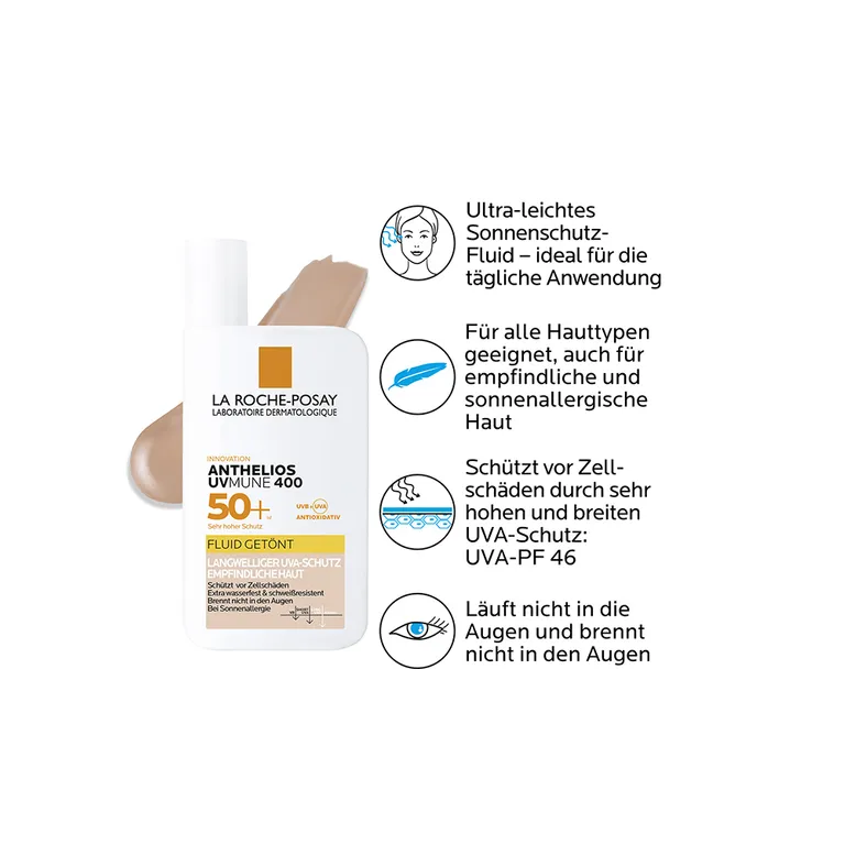 Shopapotheke La Roche Posay Anthelios Invisible Fluid Getönt UVMune 400 LSF 50+