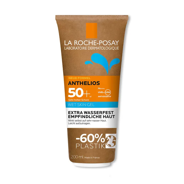 shopapotheke La Roche Posay Anthelios Wet Skin Gel LSF 50+: Wasserfester Sonnenschutz für empfindliche und zu Sonnenallergie neigende Haut
