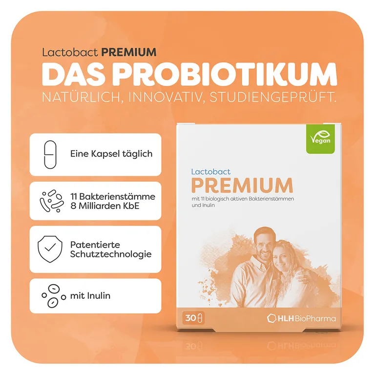 Shopapotheke Lactobact PREMIUM - Biologisch Aktive Bakterien Für Die Darmflora