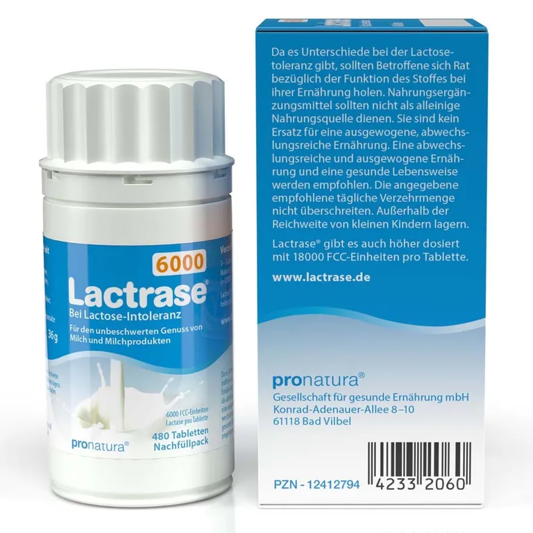 Shopapotheke Lactrase® 6000 FCC Tabletten Klickspender Nachfüllpack