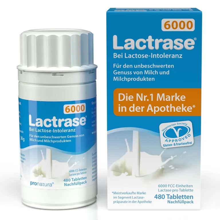 shopapotheke Lactrase® 6000 FCC Tabletten Klickspender Nachfüllpack