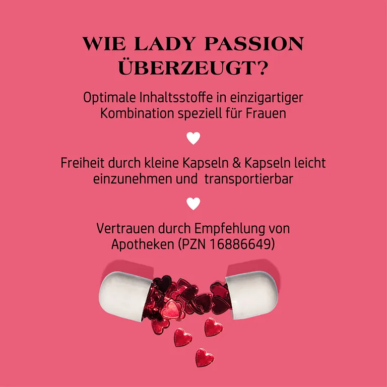 Shopapotheke Lady Passion® Mit Ashwagandha Maca Und Ginseng