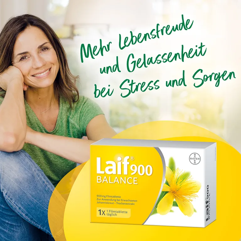 Shopapotheke Laif® 900 Balance Filmtabletten Für Ihr Seelisches Gleichgewicht