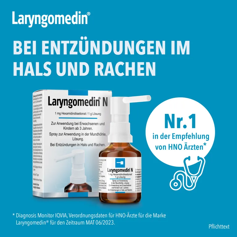 Shopapotheke Laryngomedin® N Spray Bei Entzündungen Im Mund- Und Rachenraum