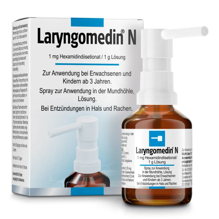 shopapotheke Laryngomedin® N Spray bei Entzündungen im Mund- und Rachenraum