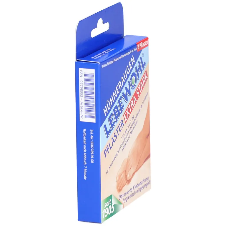 Shopapotheke Lebewohl® Hühneraugenpflaster Extra Stark