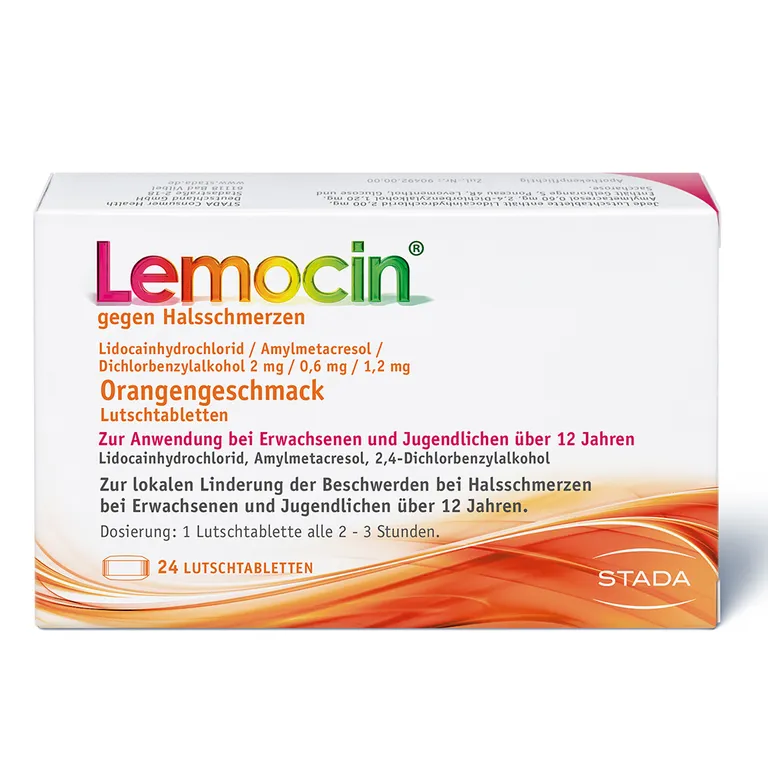 Shopapotheke Lemocin Gegen Halsschmerzen Orangengeschmack