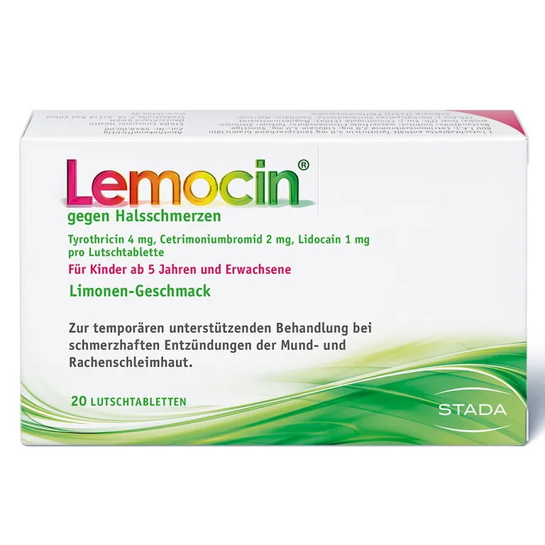 Shopapotheke Lemocin® Gegen Halsschmerzen Limettengeschmack Ab 5 Jahren