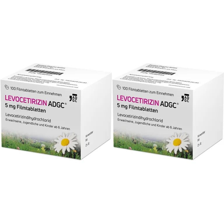 shopapotheke LEVOCETIRIZIN-ADGC® 5mg vergleichbare Wirkung wie Cetirizin b. halber Dosierung