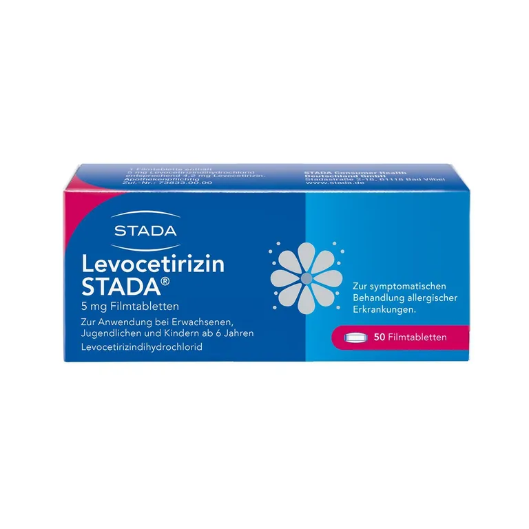 shopapotheke Levocetirizin STADA® 5 mg zur symptomatischen Behandlung allergischer Erkrankungen