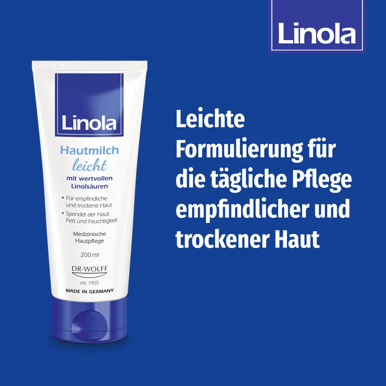 Shopapotheke Linola Hautmilch Leicht - Leichte Körperlotion Für Empfindliche Und Trockene Haut