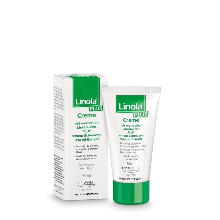 shopapotheke Linola PLUS Creme - Creme für juckende trockene und irritierte Haut