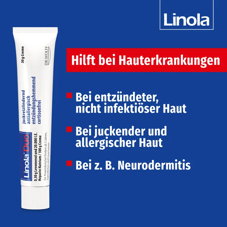 Shopapotheke Linola® Duo - Cortisonfreie Creme Gegen Juckreiz Bei Neurodermitis Und Ekzemen