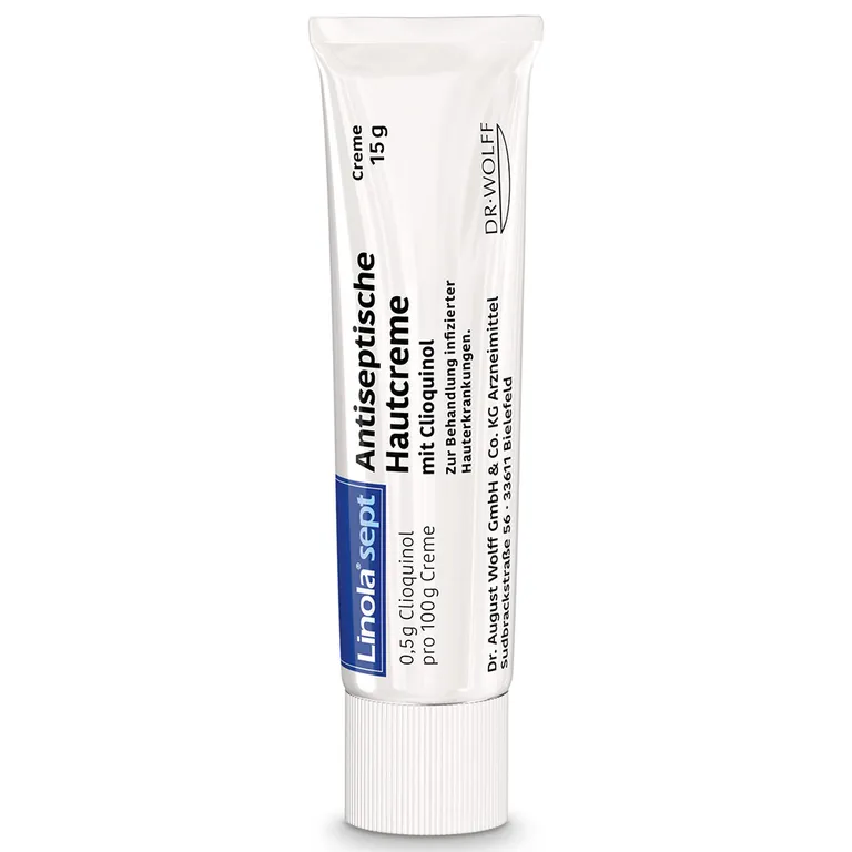 Shopapotheke Linola® Sept Antiseptische Hautcreme Mit Clioquinol – Wundcreme Bei Abgeschürfter Entzündeter Oder Eitriger Haut
