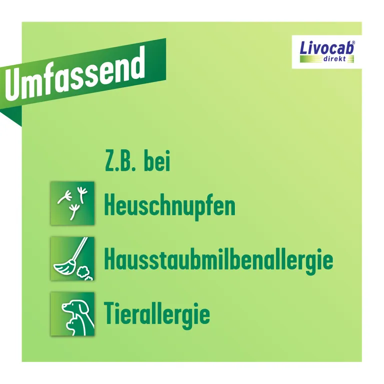 Shopapotheke Livocab Direkt Augentropfen Bei Allergien Z.B. Heuschnupfen Hausstaubmilben- Oder Tierallergie