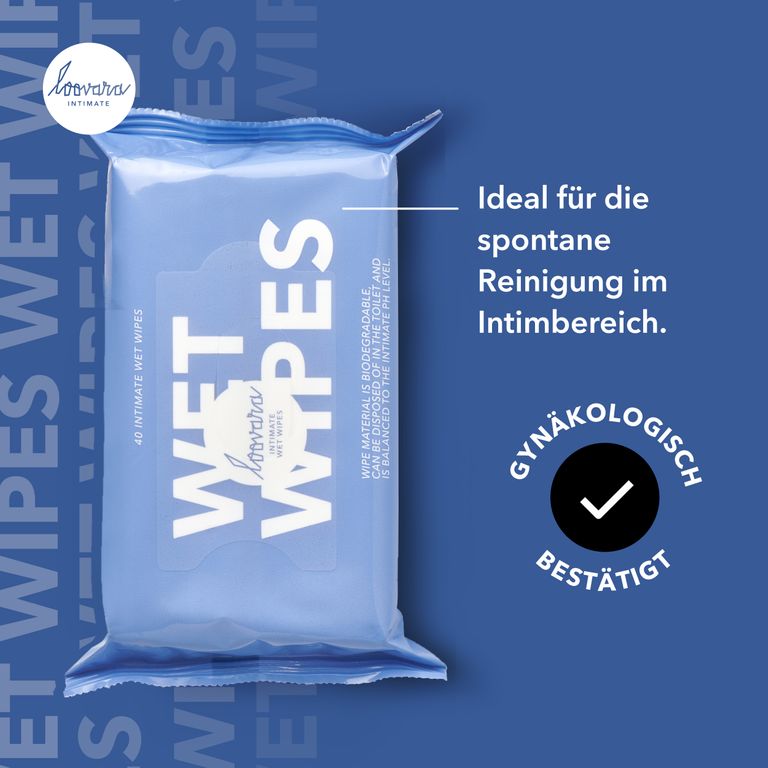 Shopapotheke Loovara Intimpflege Tücher - WET WIPES - Für Frauen 6er Pack Intim-Feuchttücher