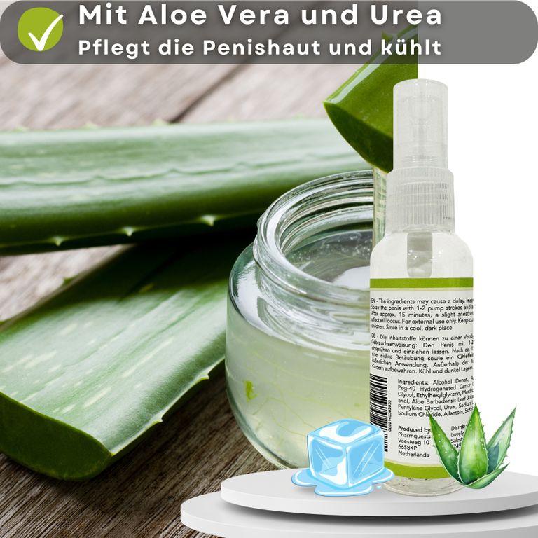Shopapotheke Lovelyness - Delay Verzögerungsspray Mit Aloe Vera Und Kühleffekt