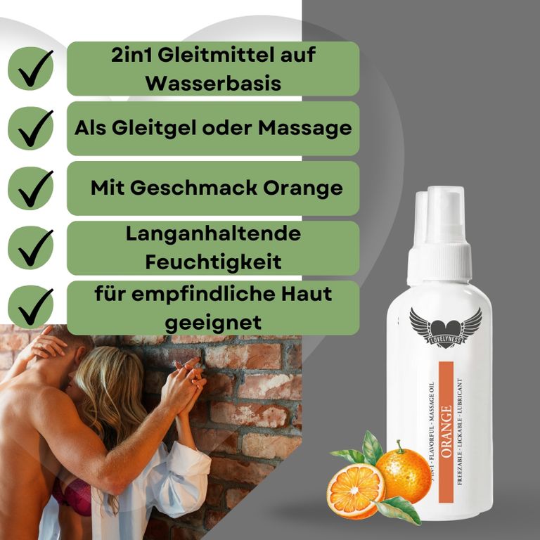 Shopapotheke Lovelyness - Gleitgel Und Massageöl 2in1 Mit Geschmack