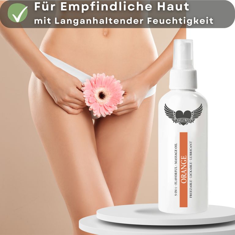 Shopapotheke Lovelyness - Gleitgel Und Massageöl 2in1 Mit Geschmack