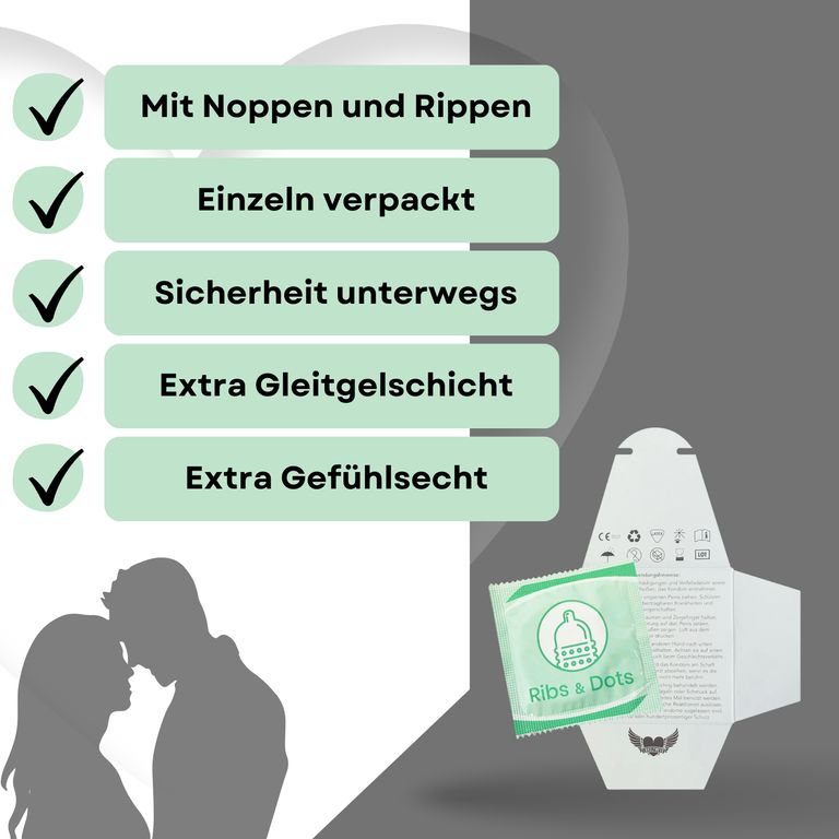 Shopapotheke Lovelyness - Kondome Mit Noppen Und Rippen