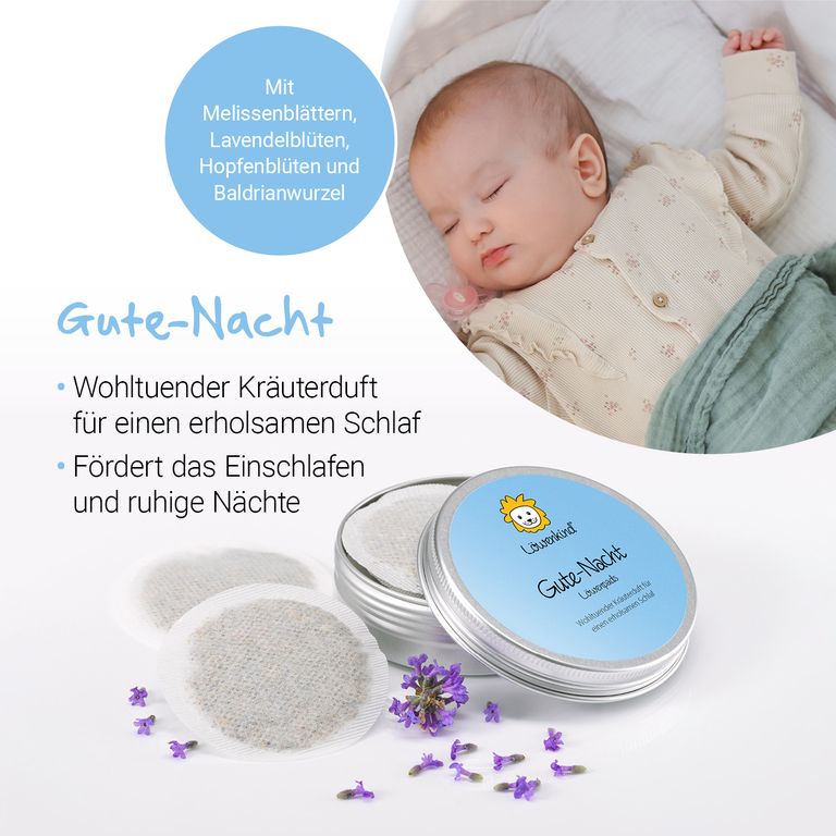 Shopapotheke LÖWENKIND Einsteigerbox Mit Halstuch "Mini" Grau Gute-Nacht Und Rotznäschen