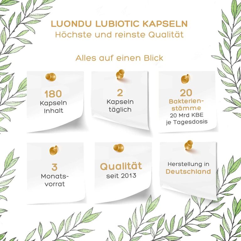 Shopapotheke Luondu Probiotik Darmkultur Komplex Mit >20 Mrd. KBE