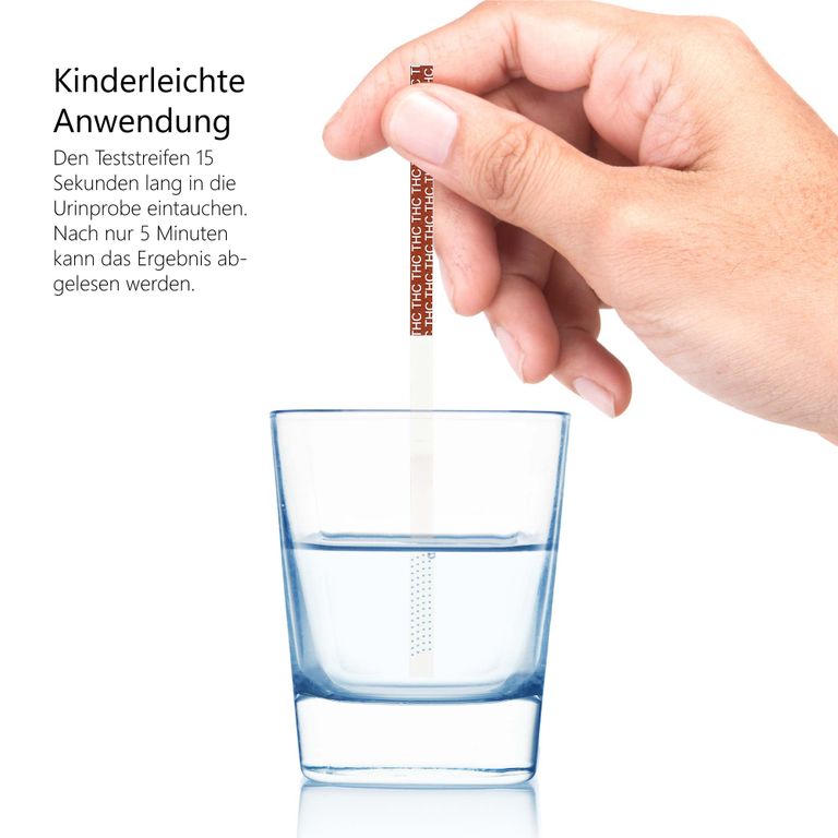 Shopapotheke LuxmedIQ Drogenschnelltest Für Cannabis THC - Urin Drogentest Haschisch Marihuana - Cutoff 20 Ng/mL