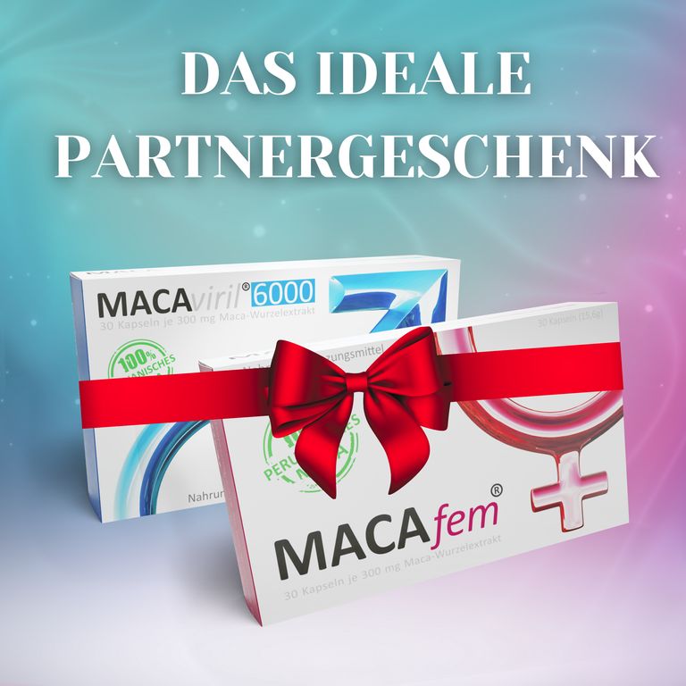 Shopapotheke MACAfem® & MACAviril 6000® Maca Kapseln Hochdosiert