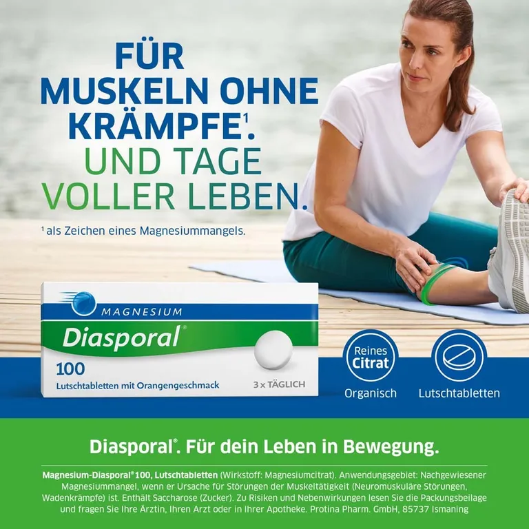Shopapotheke Magnesium-Diasporal® 100 Lutschtabletten