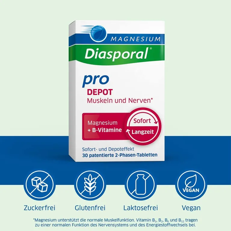 Shopapotheke Magnesium-Diasporal® Pro DEPOT Muskeln Und Nerven