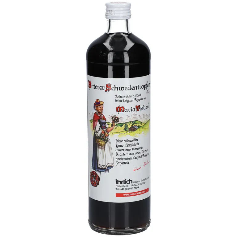 Shopapotheke Maria Treben® Bitterer Schwedentropfen 32% Vol