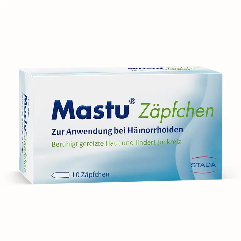 shopapotheke MASTU® Hämorrhoidenzäpfchen gegen Jucken und Brennen