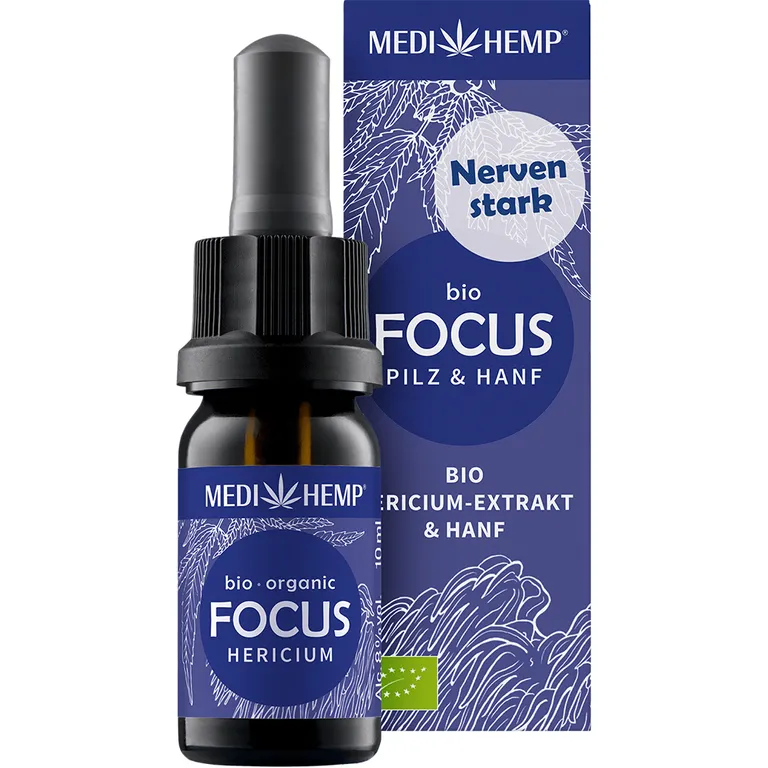 shopapotheke MEDIHEMP Bio FOCUS Hericium-Extrakt & Hanf